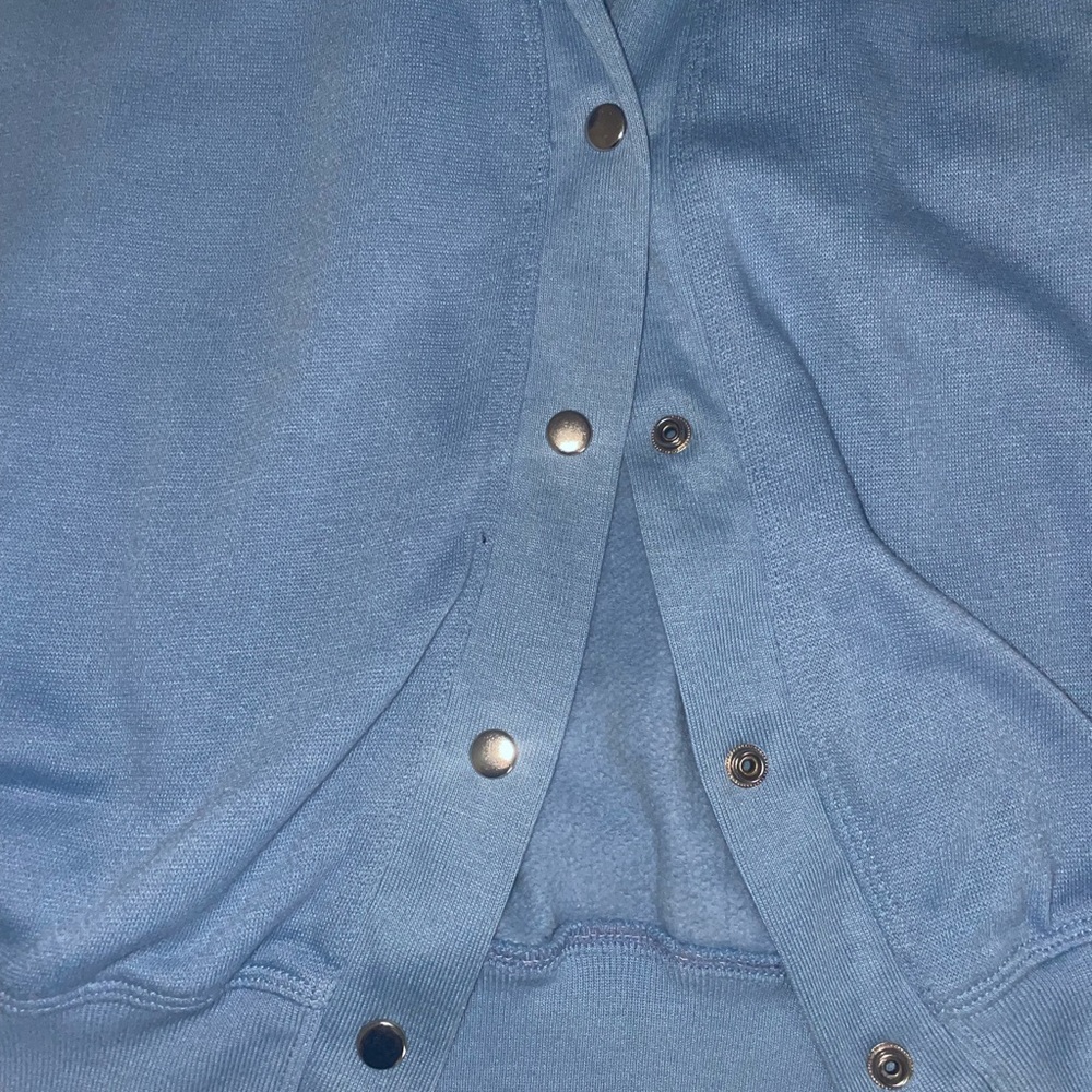 Blue Button Up - Picture 3 of 3